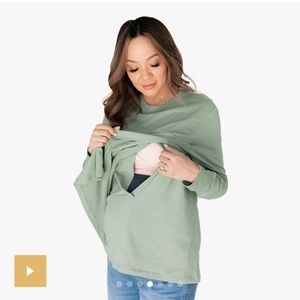 Kindred Bravely Long Sleeve Nursing T - Size S